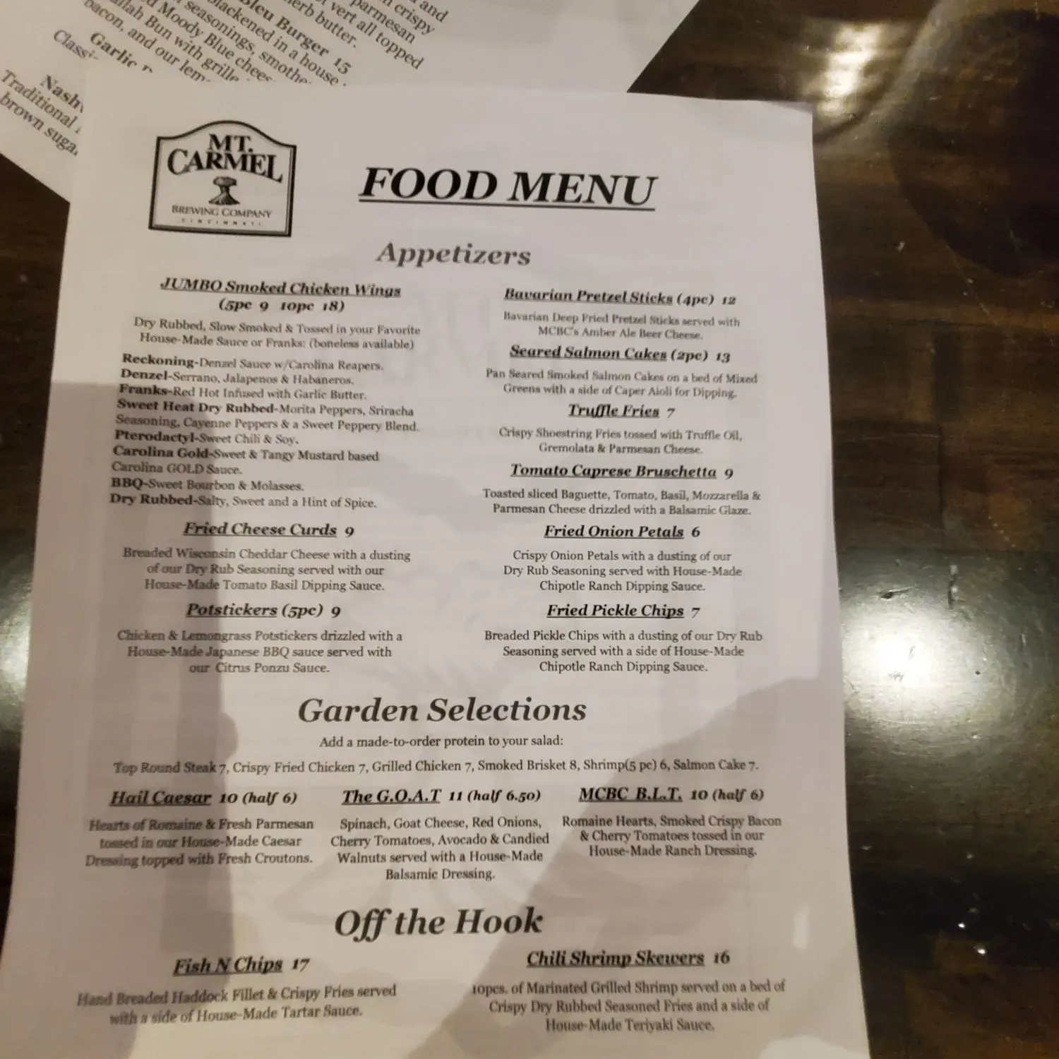 Menu 6