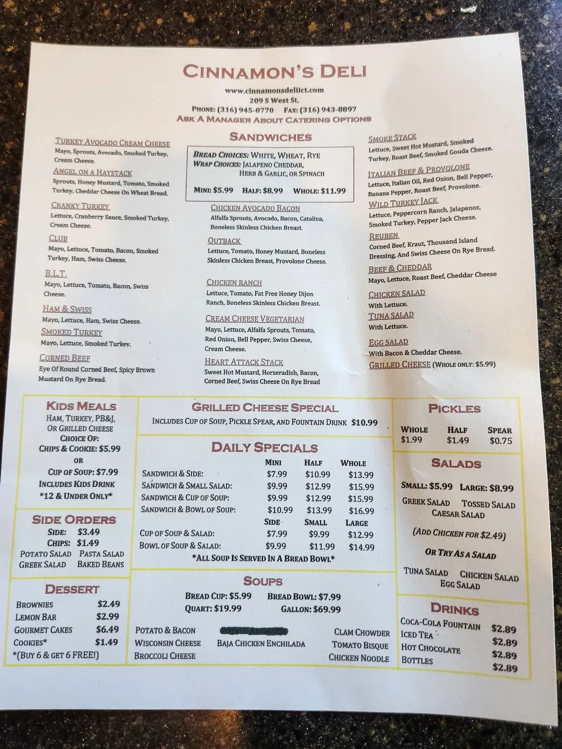 Menu 2