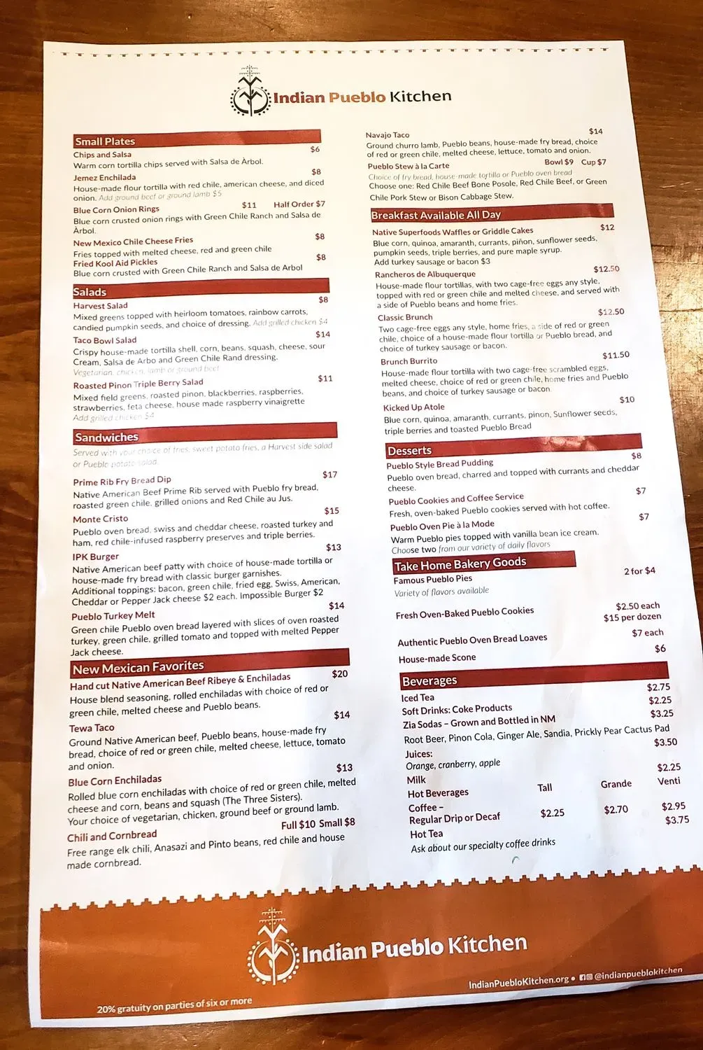 Menu 4