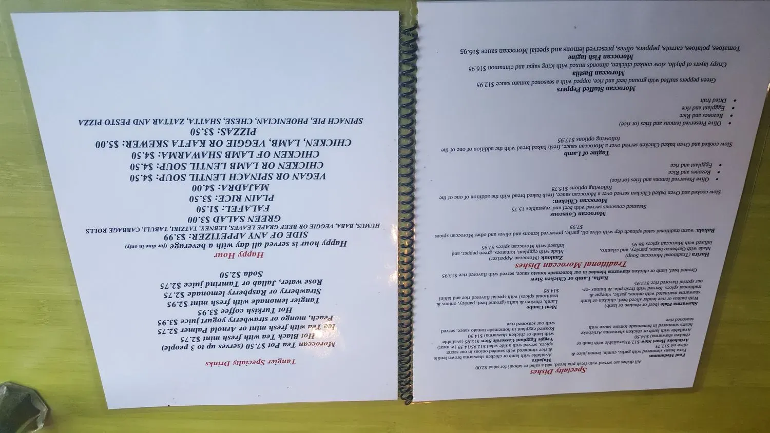 Menu 2