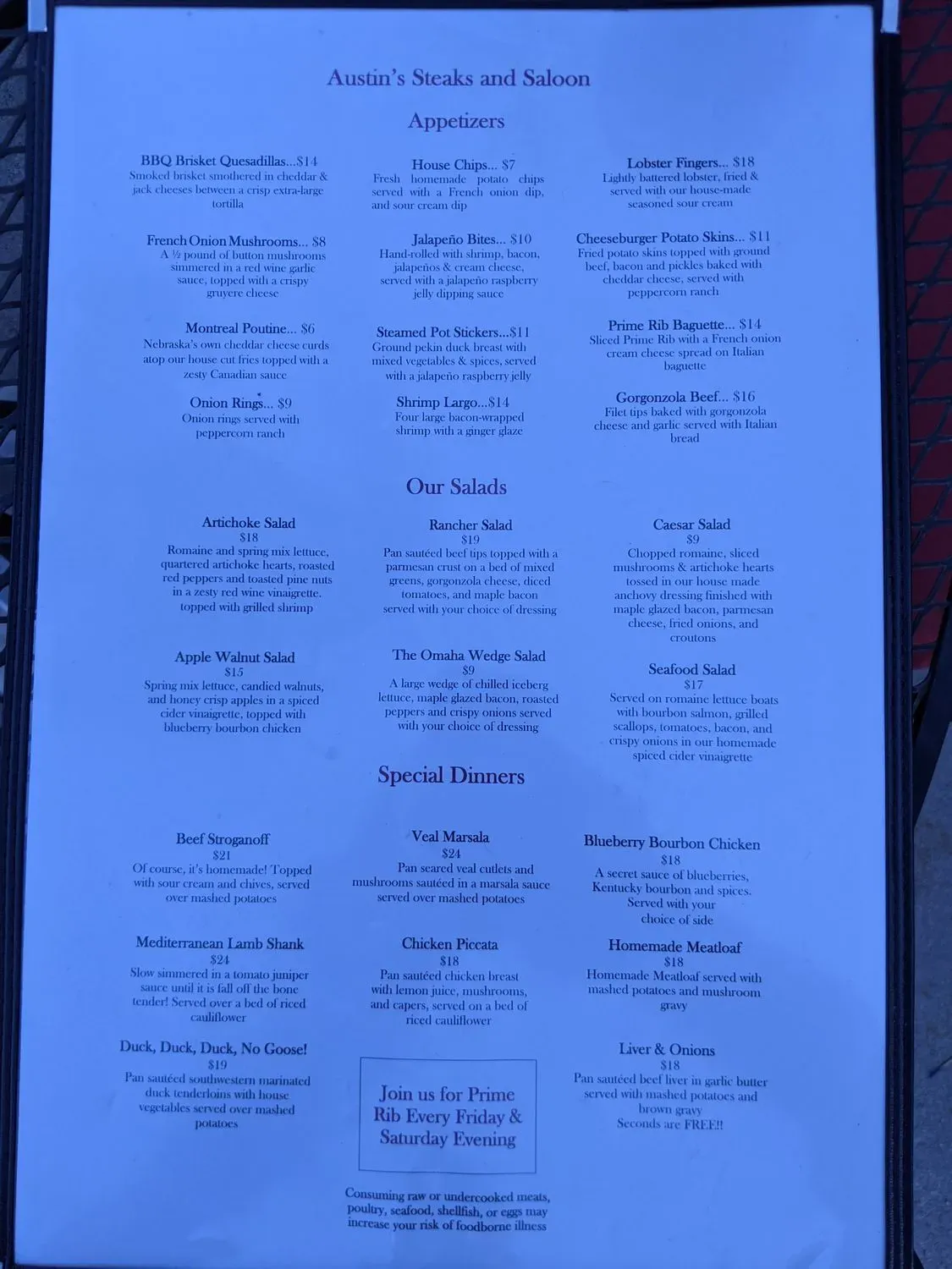 Menu 2