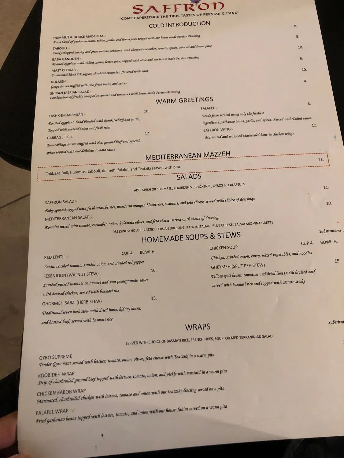 Menu 4