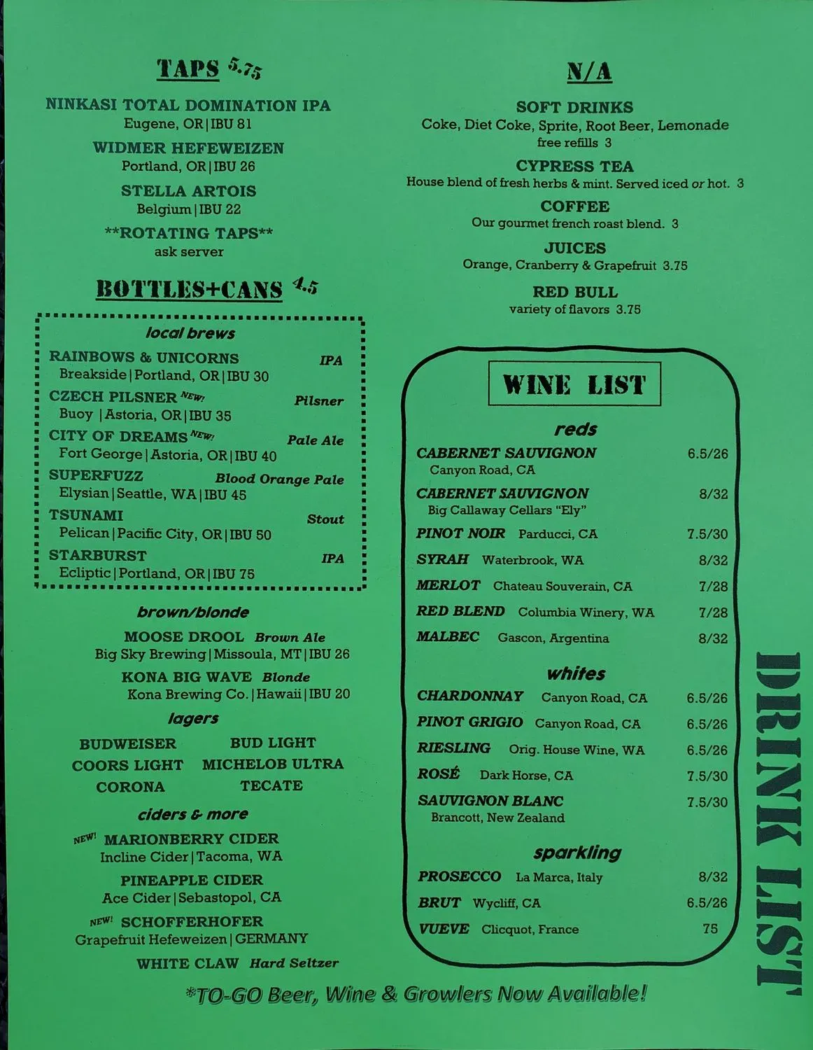 Menu 2