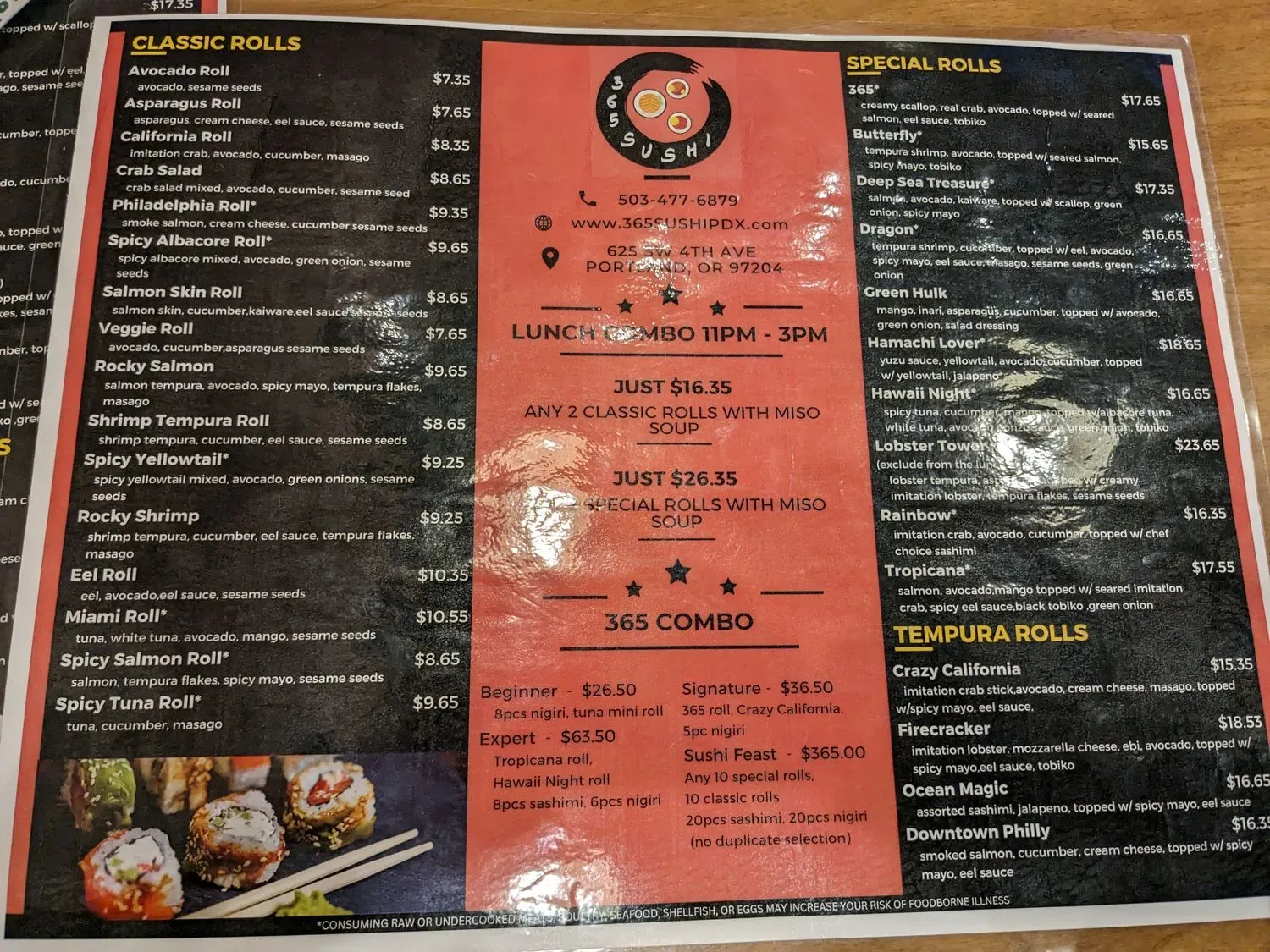 Menu 6