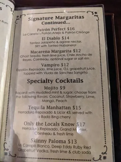 Menu 5