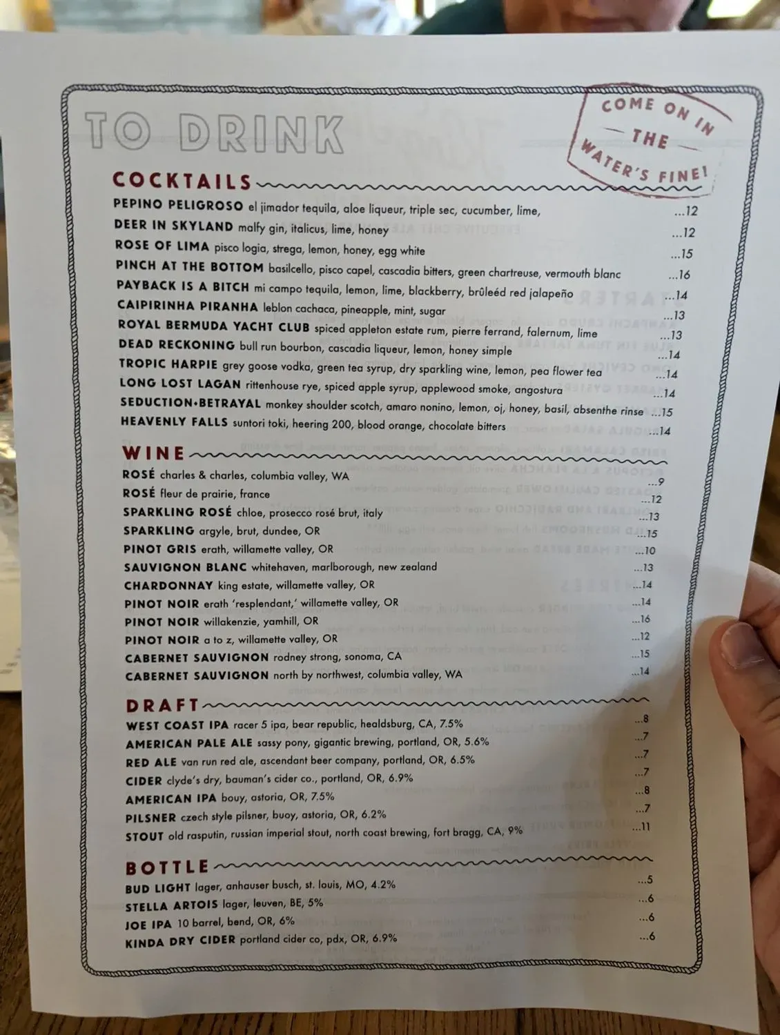 Menu 6