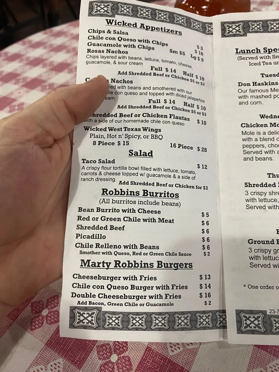 Menu 4