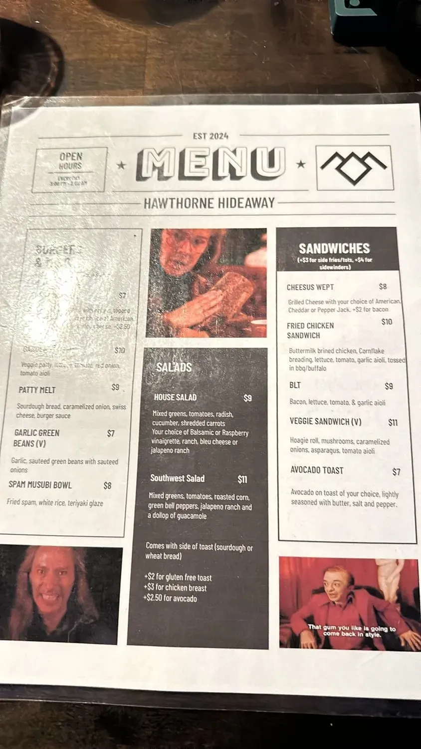 Menu 3