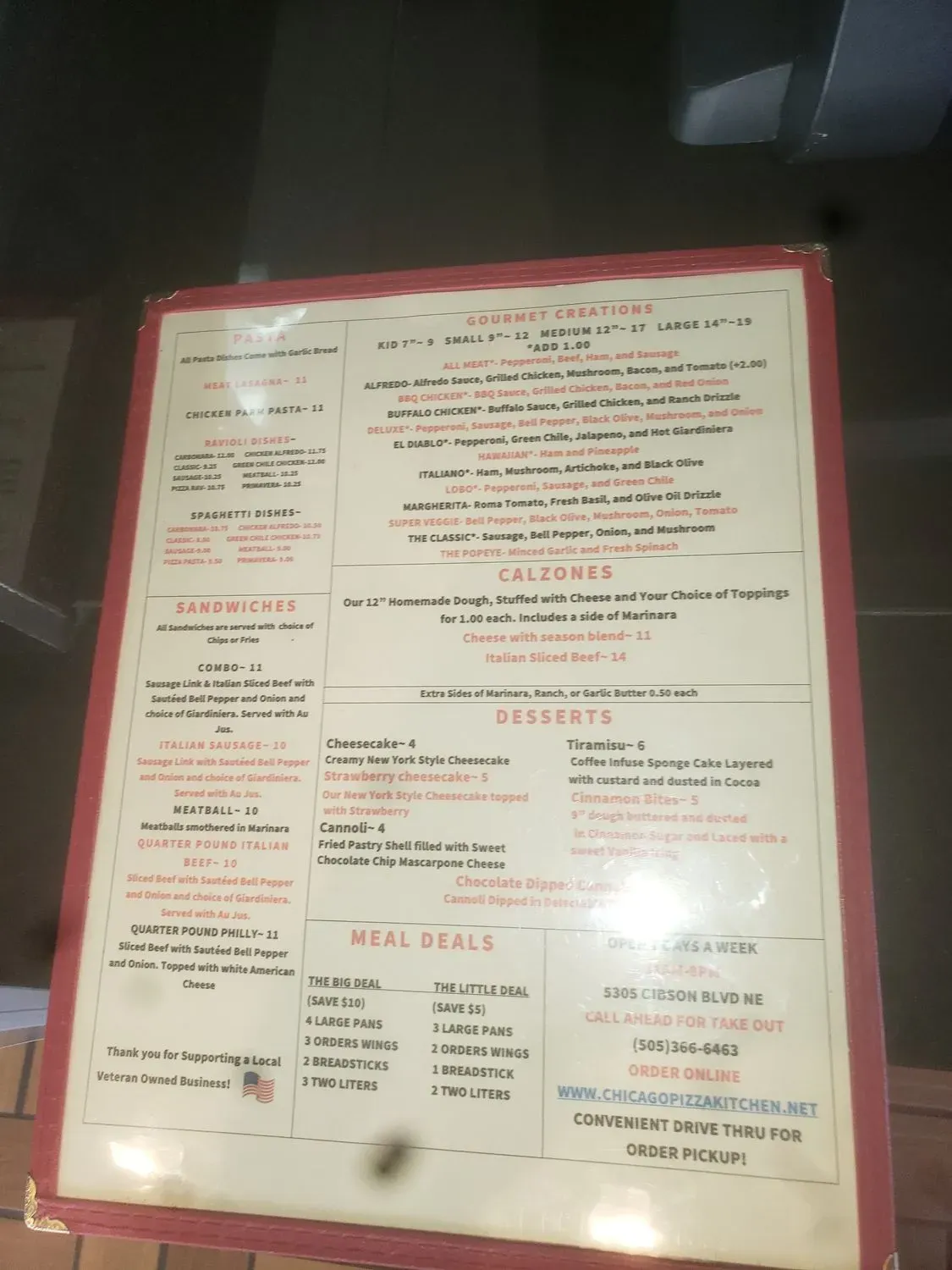 Menu 2