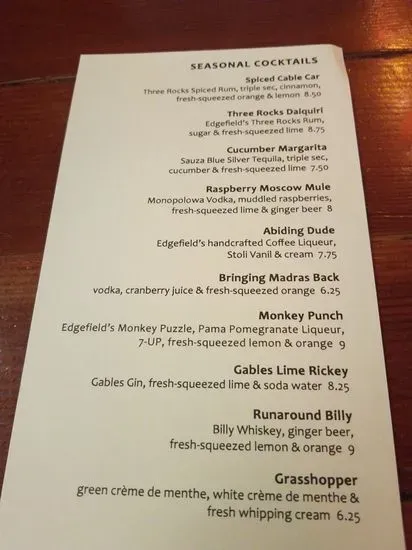 Menu 5