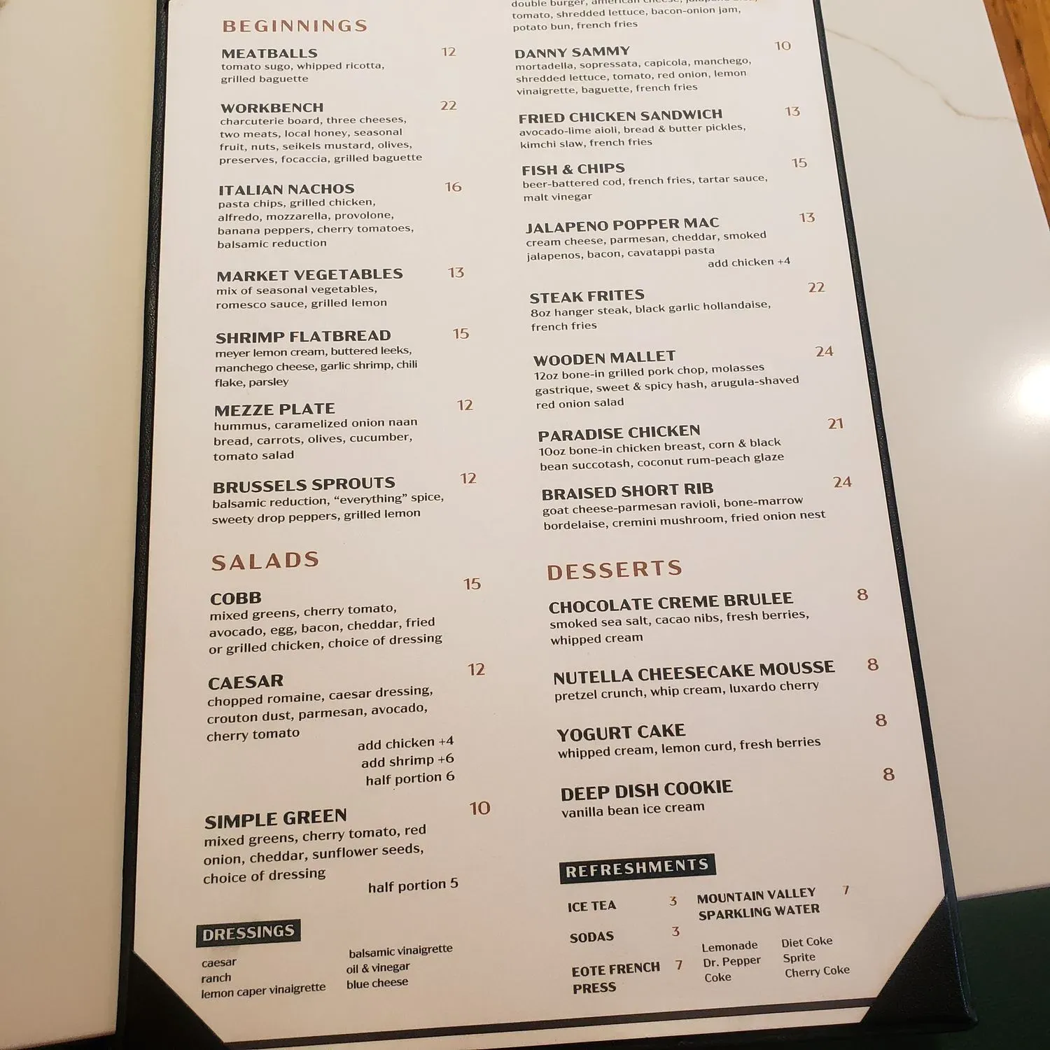 Menu 3