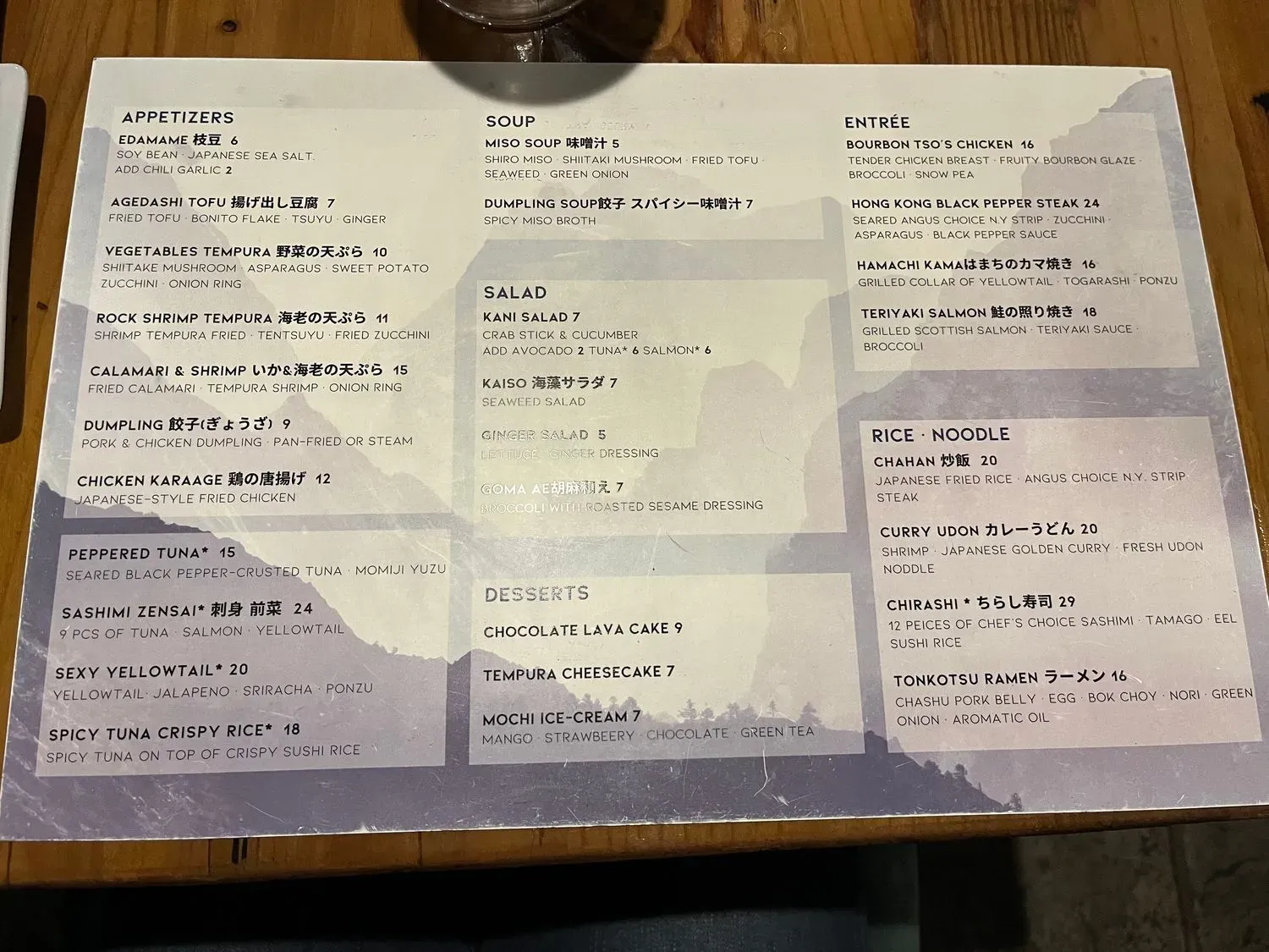 Menu 3