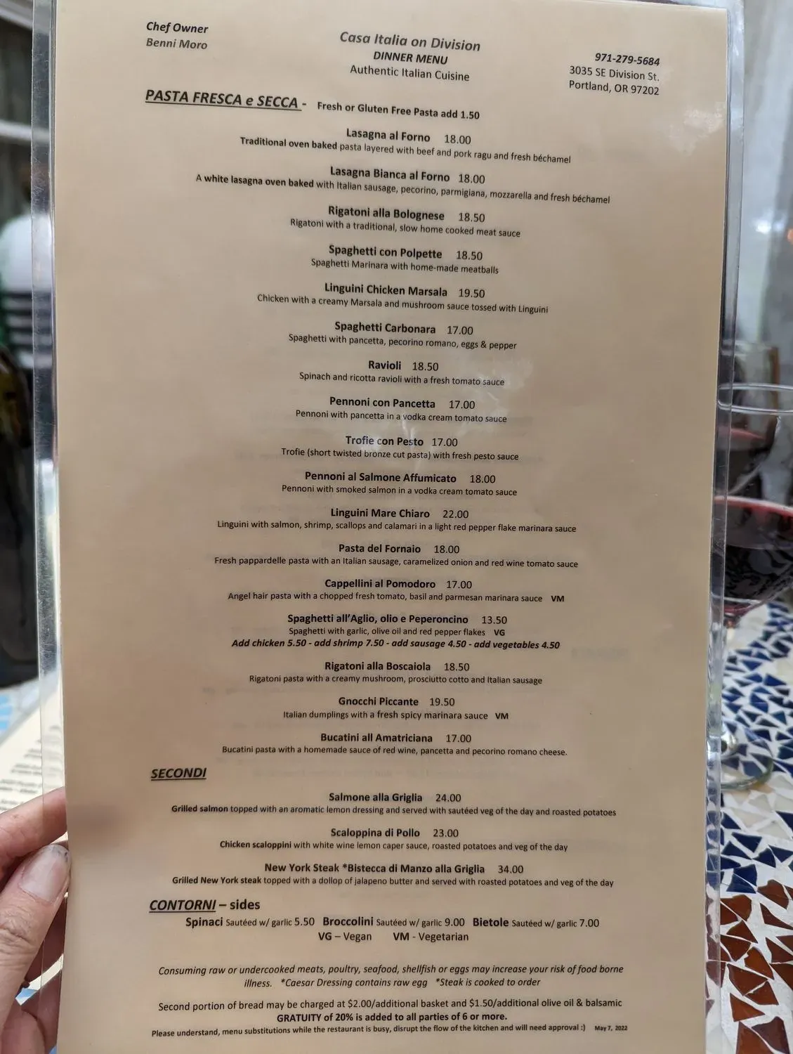 Menu 4