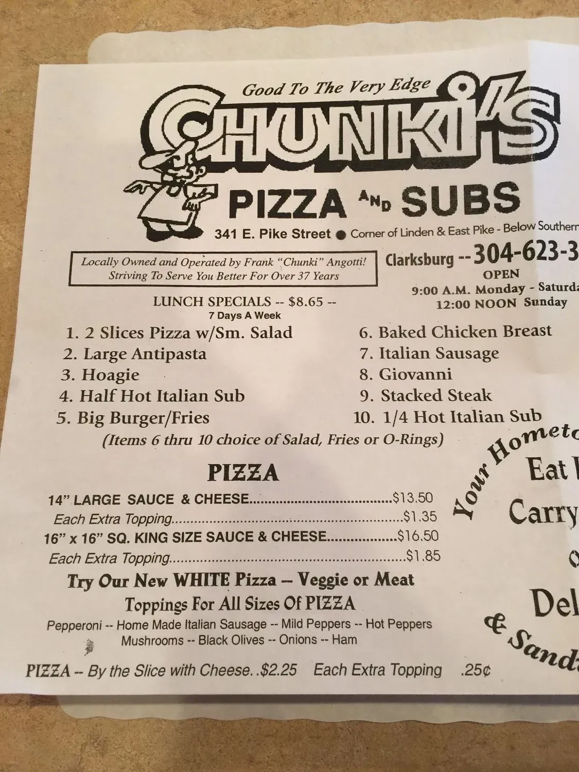 Menu 6