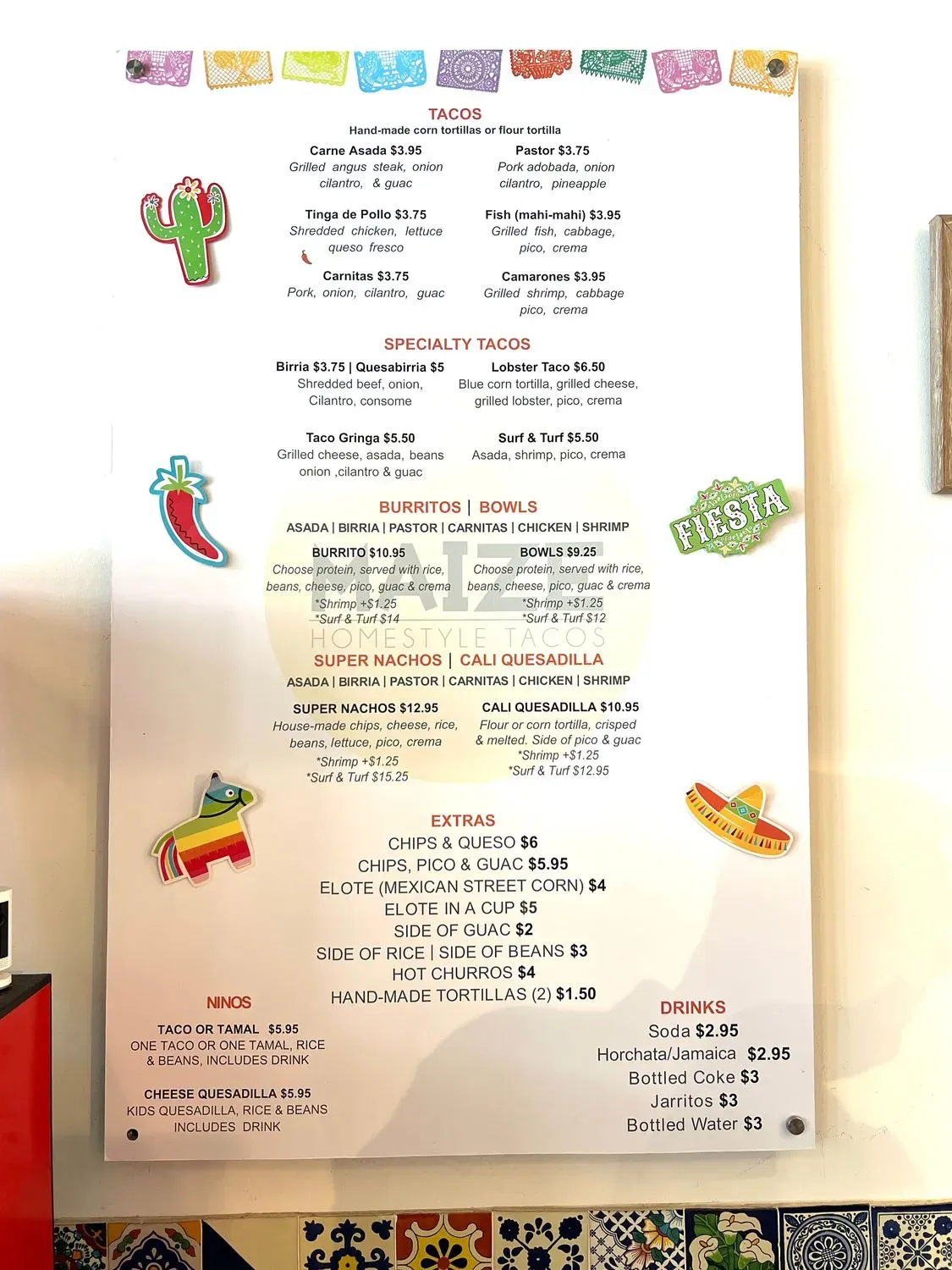 Menu 5