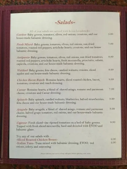 Menu 4