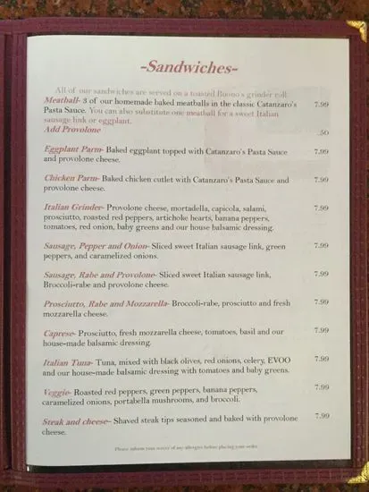 Menu 2