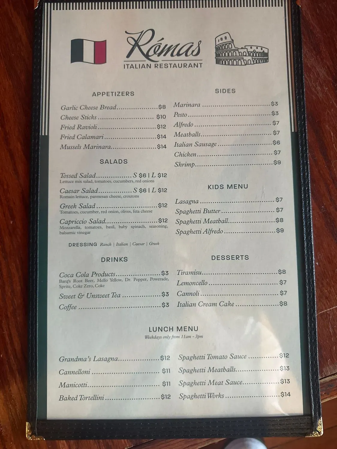 Menu 4