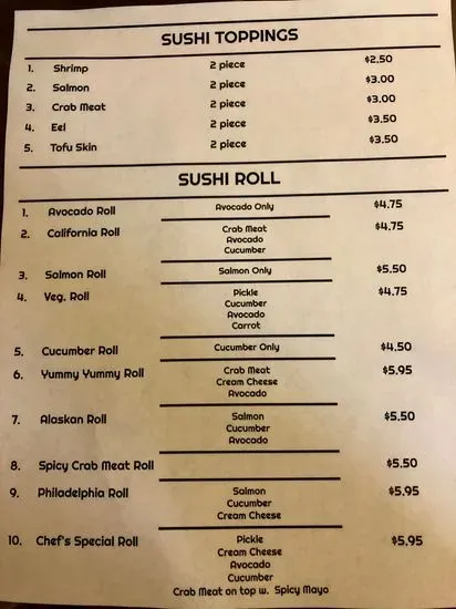 Menu 3