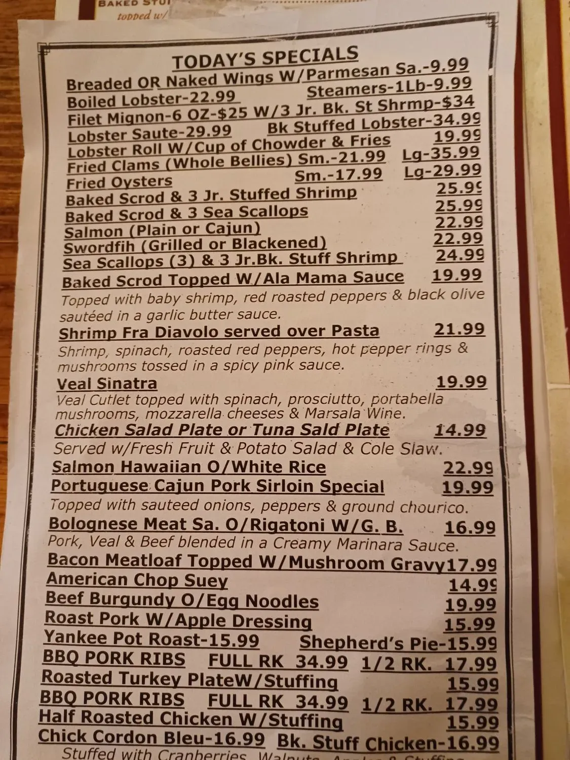 Menu 2