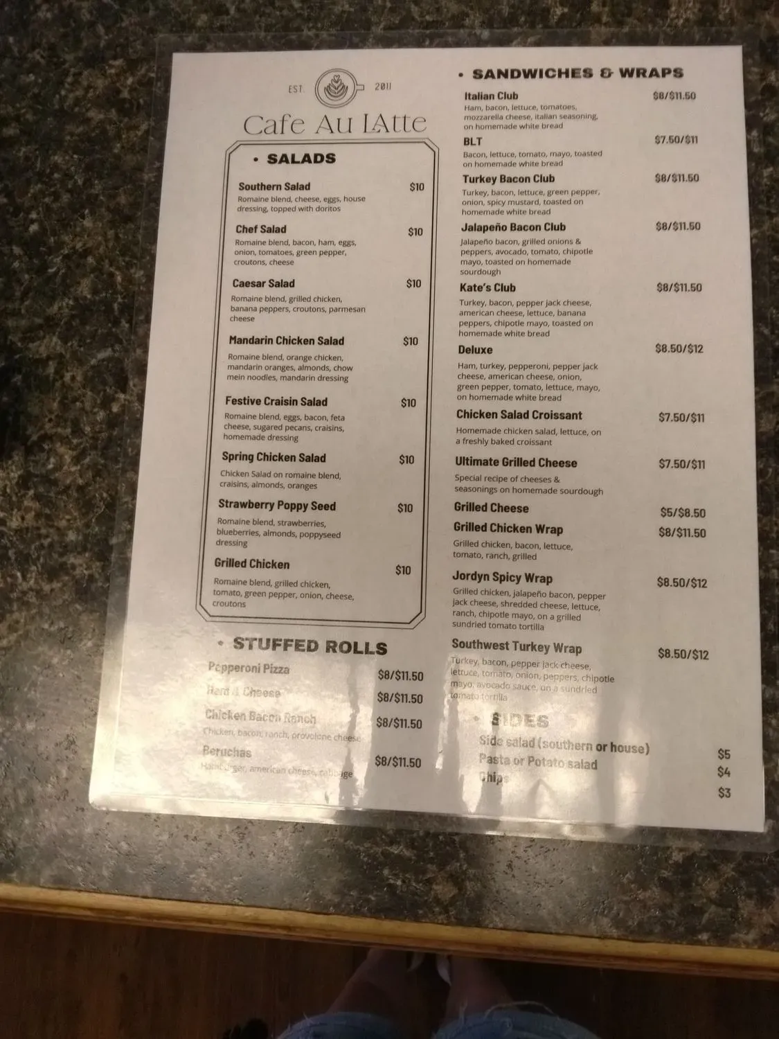 Menu 3