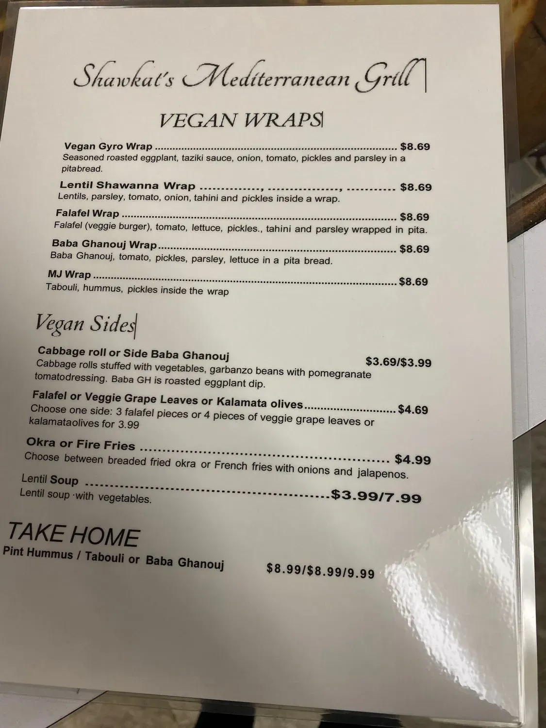 Menu 4