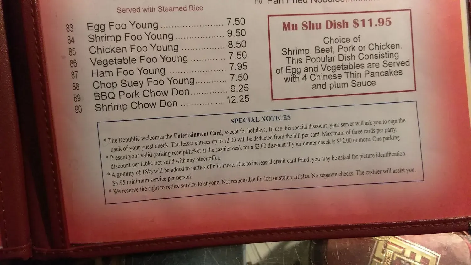 Menu 3