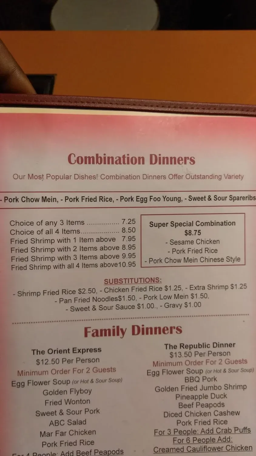 Menu 5