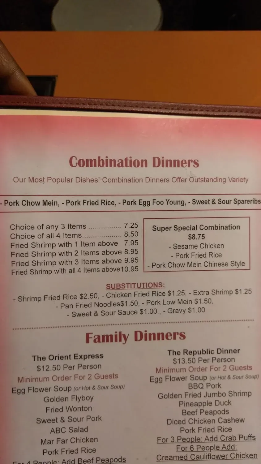 Menu 5