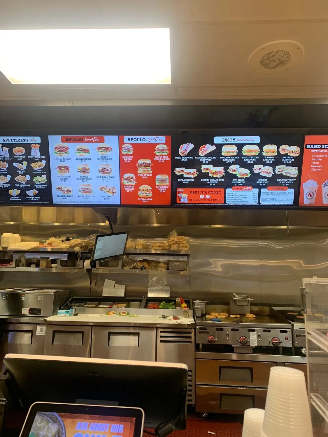 Apollo Burger Menu - Updated October 2025