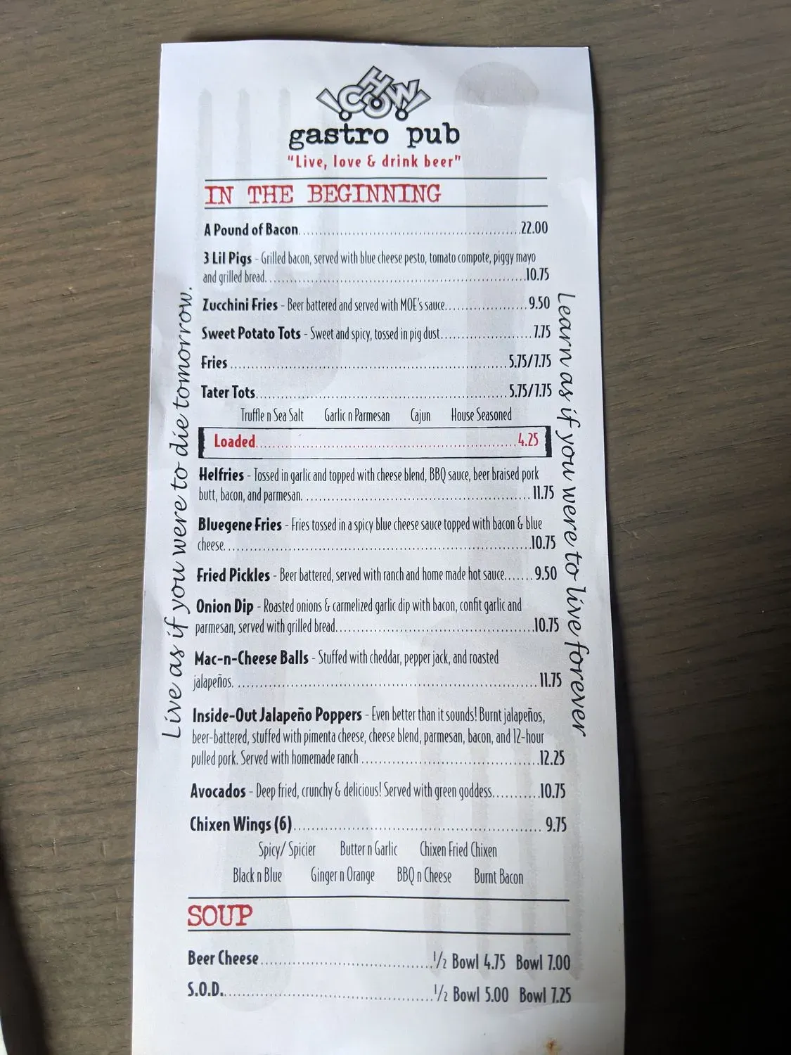 Menu 3