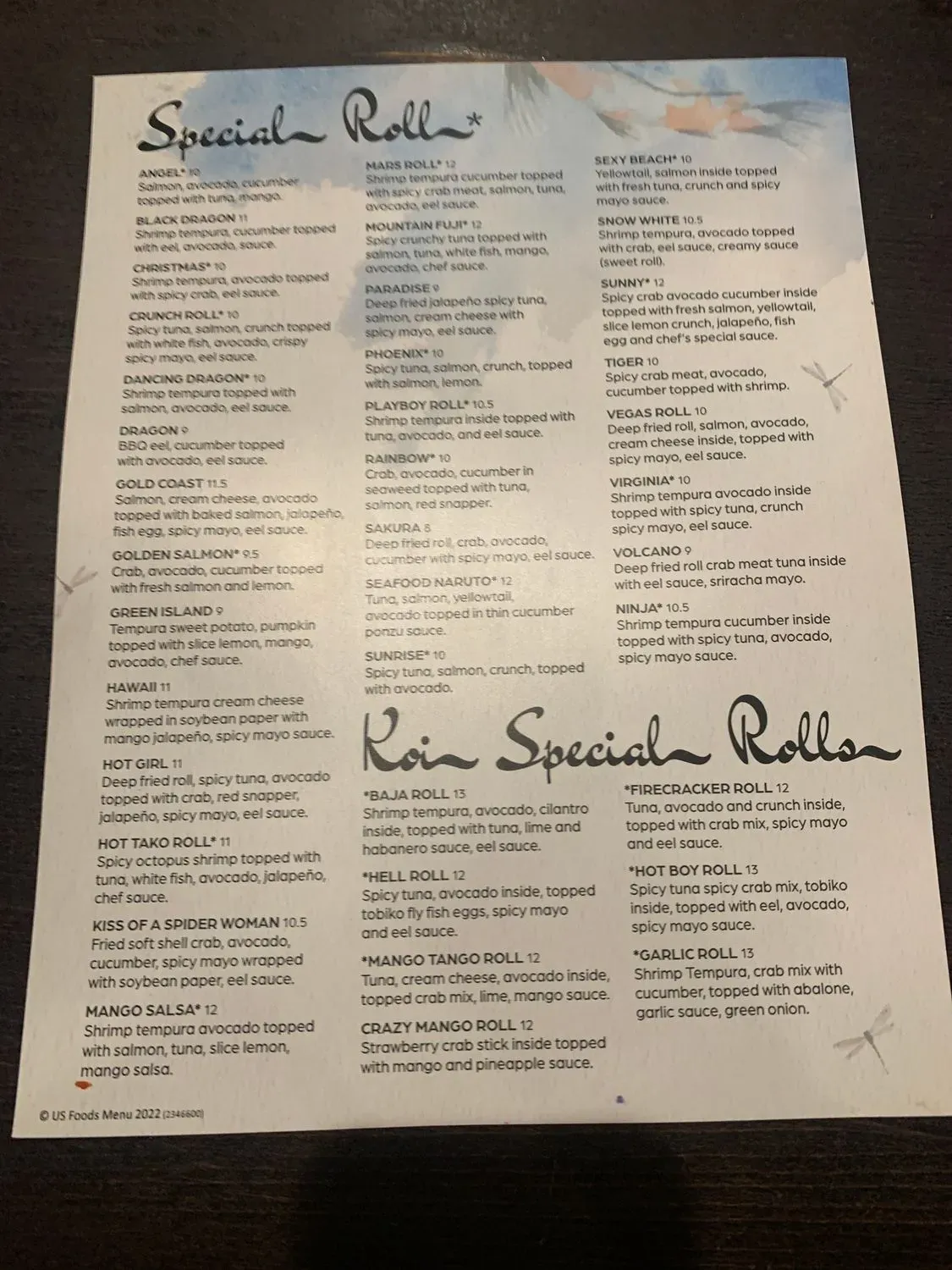 Menu 3