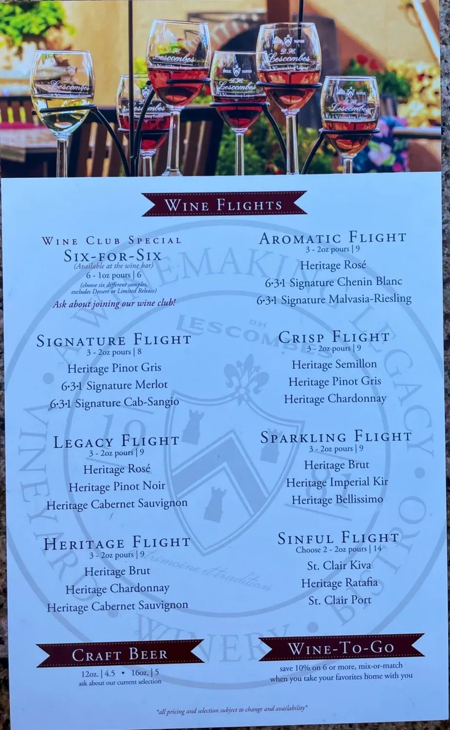 Menu 6
