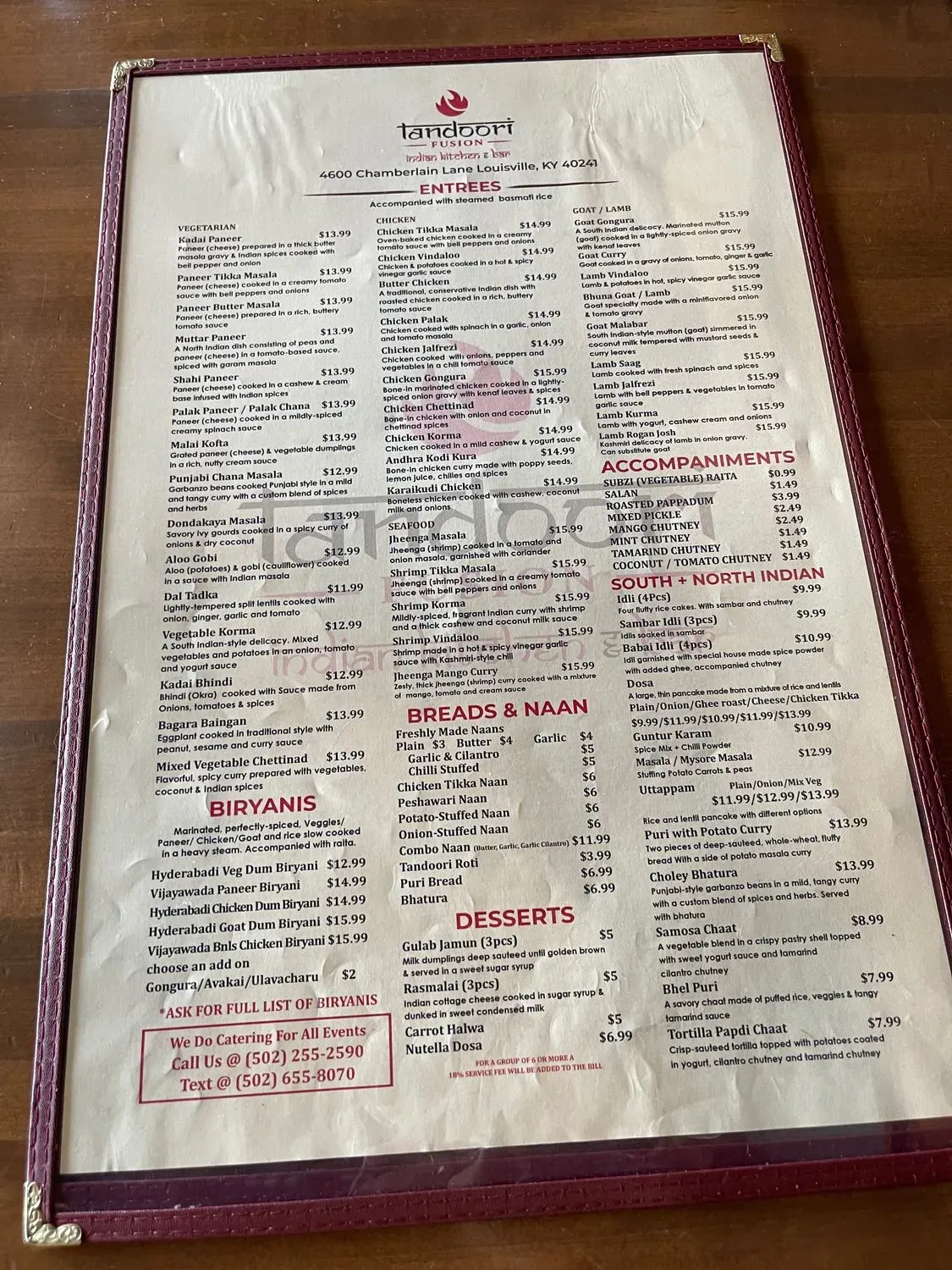 Menu 6