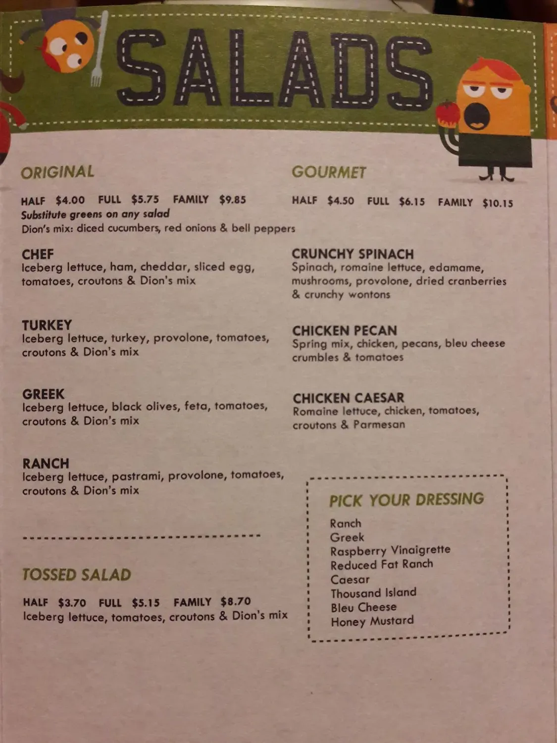 Menu 4