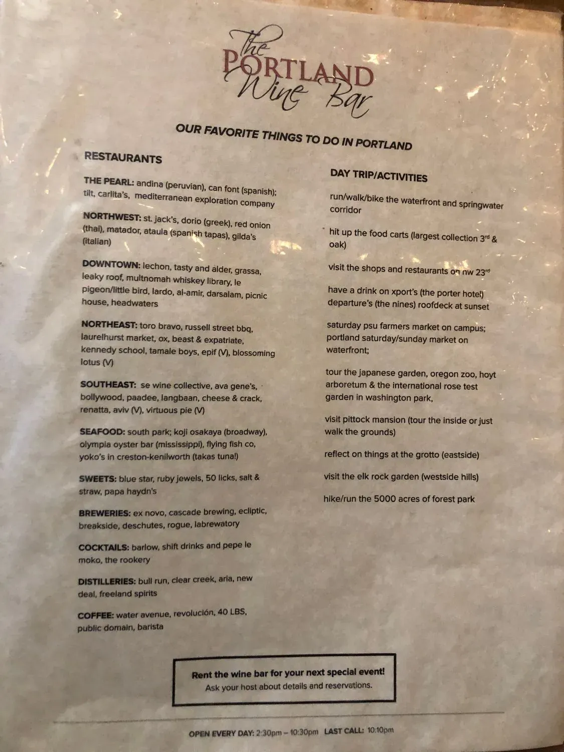 Menu 4