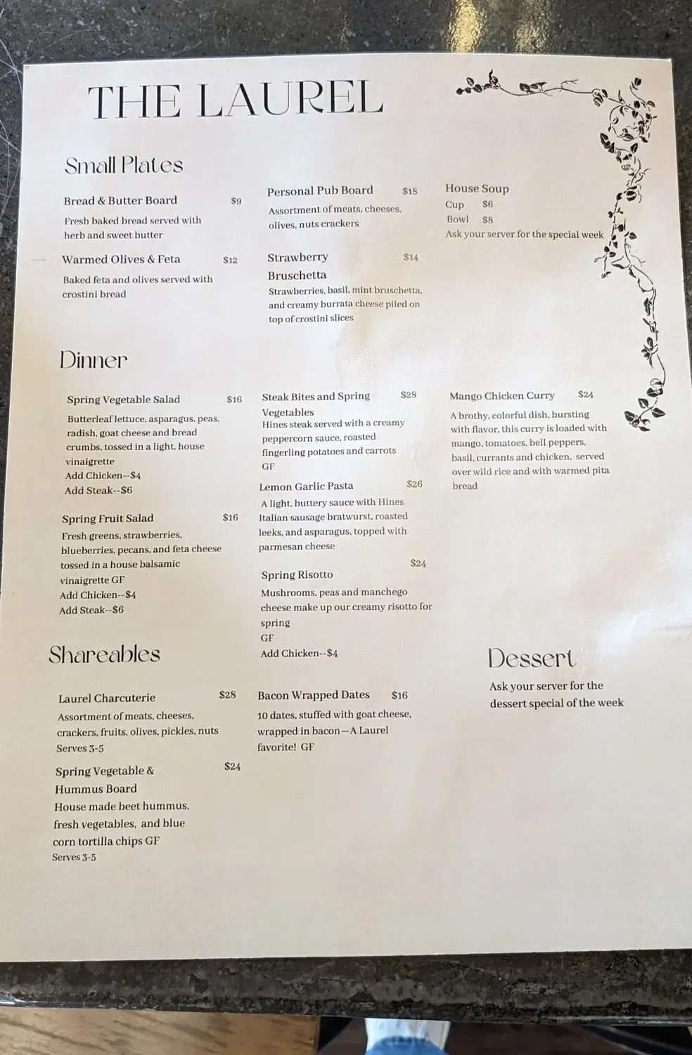 Menu 2