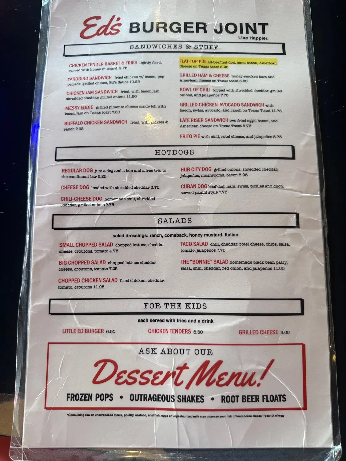 Menu 5