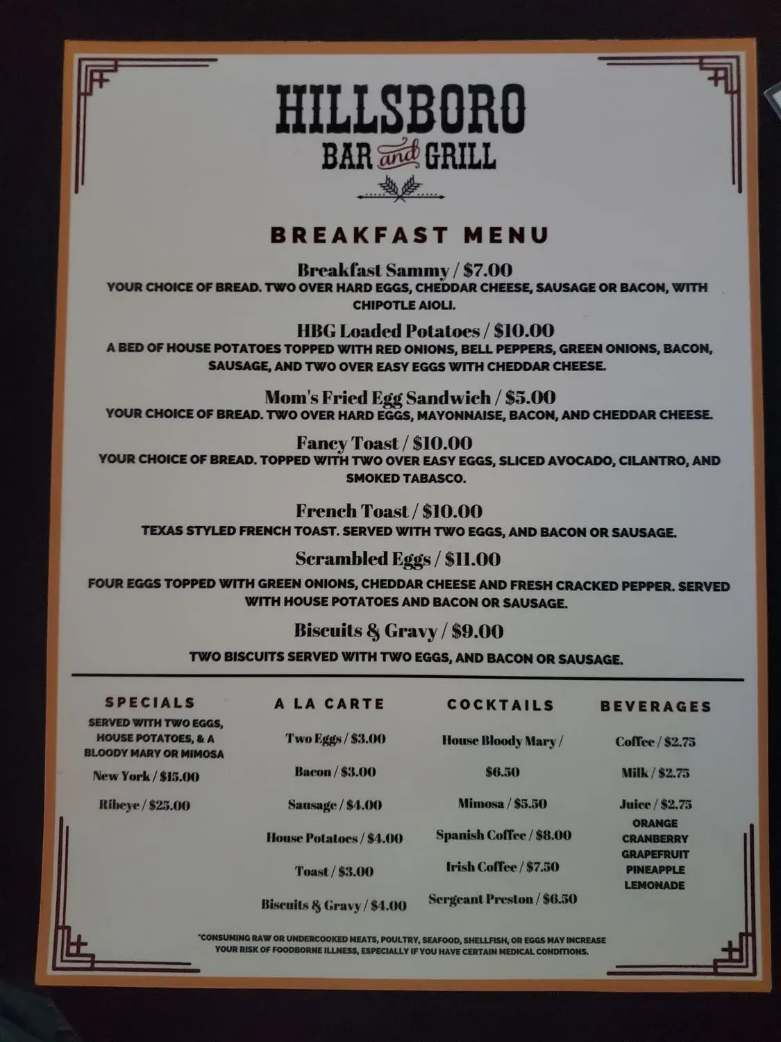 Menu 3