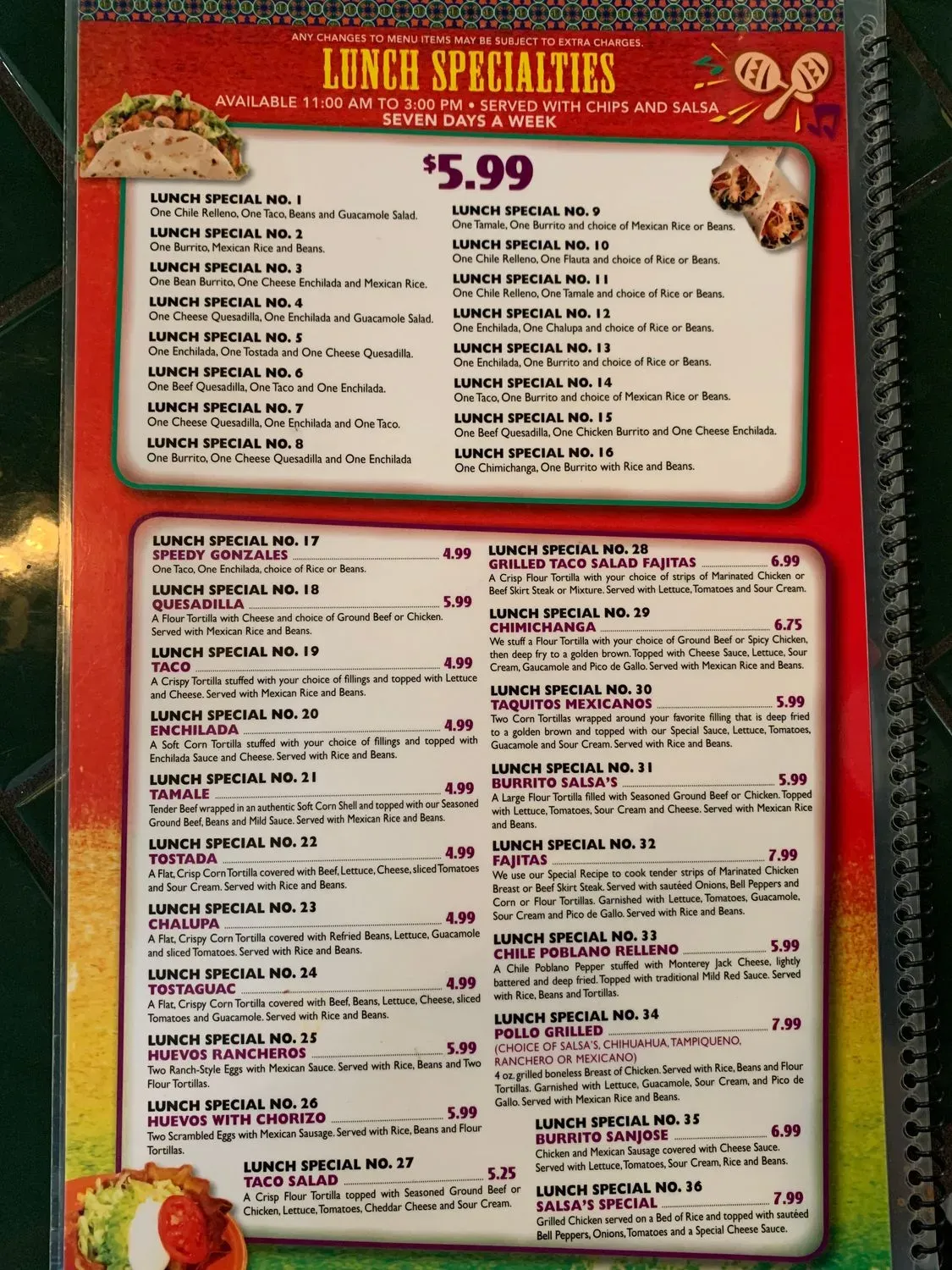 Menu 2