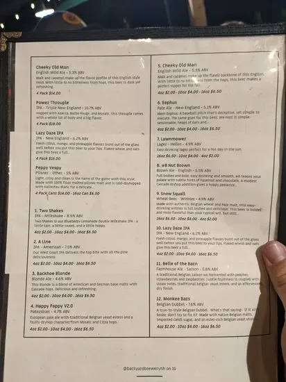 Menu 5