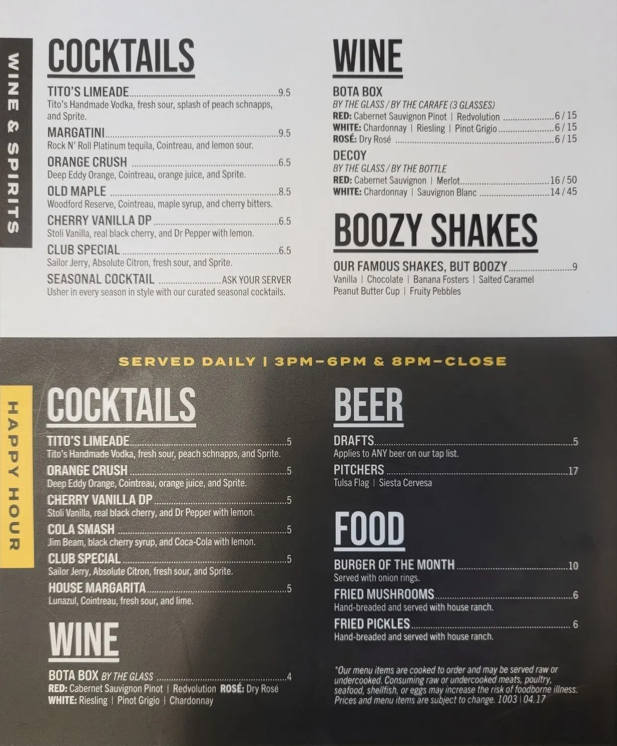 Menu 4