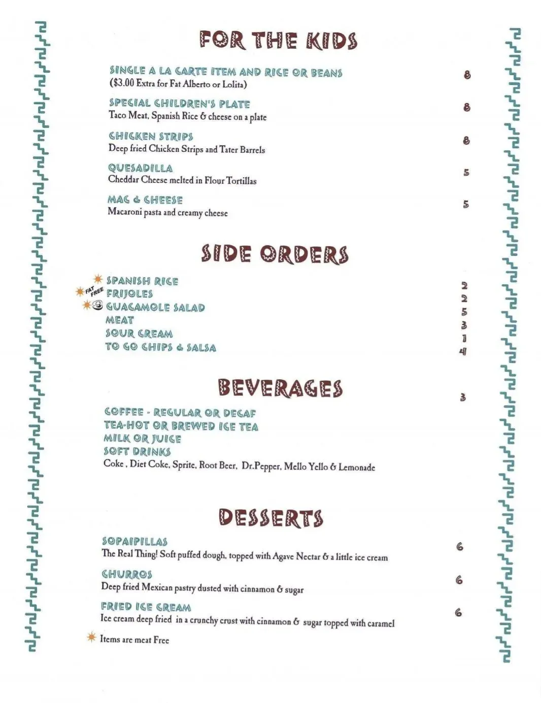 Menu 2