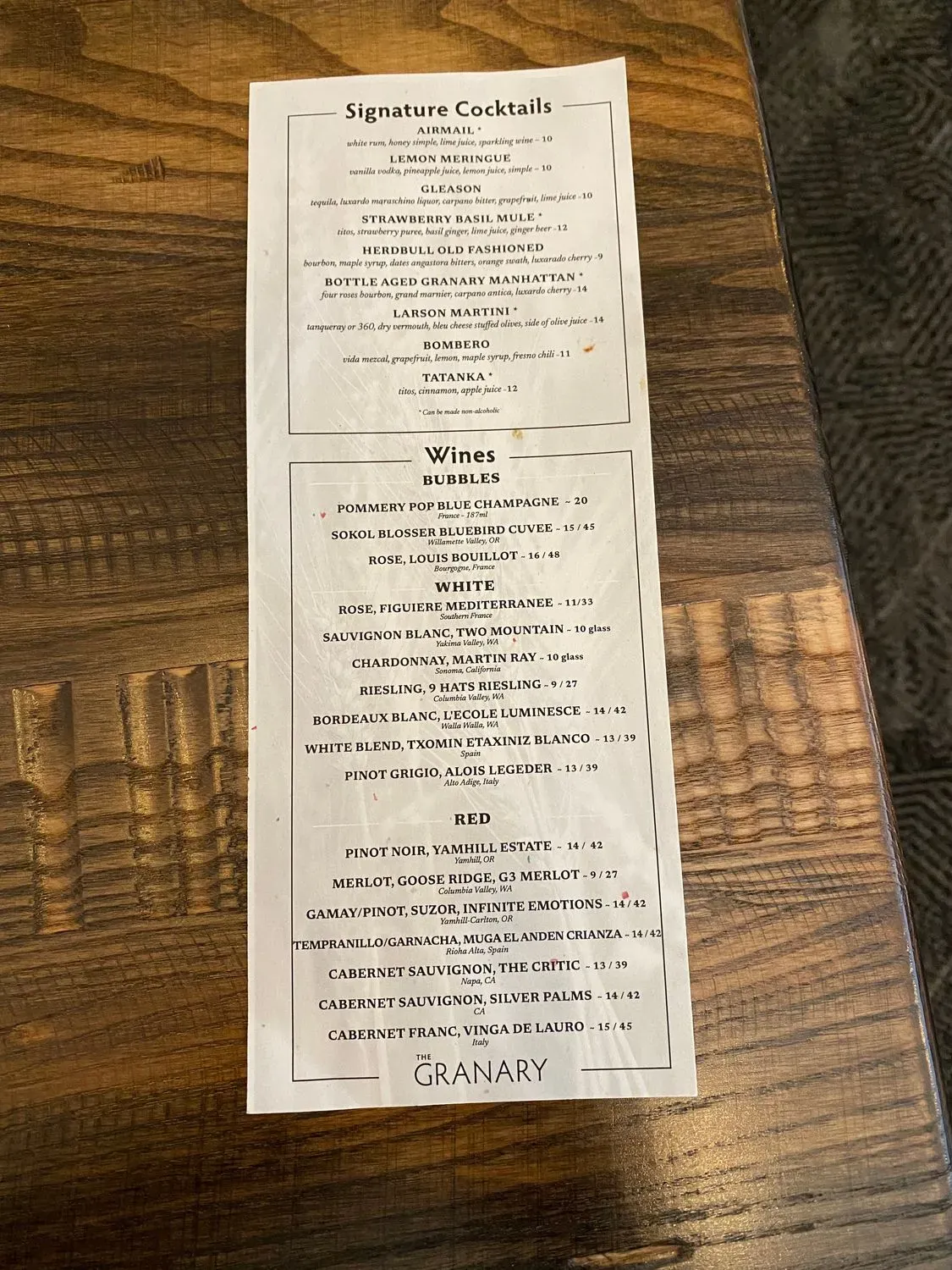 Menu 3