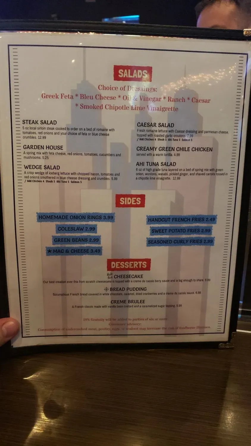 Menu 4