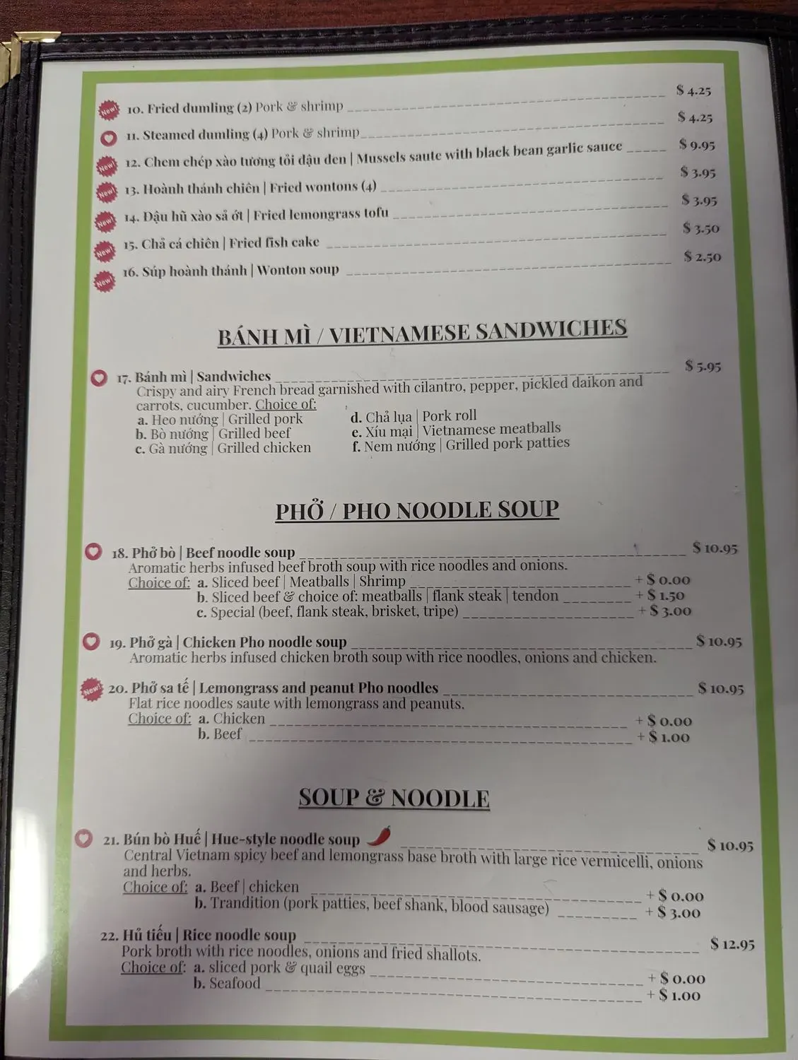 Menu 4