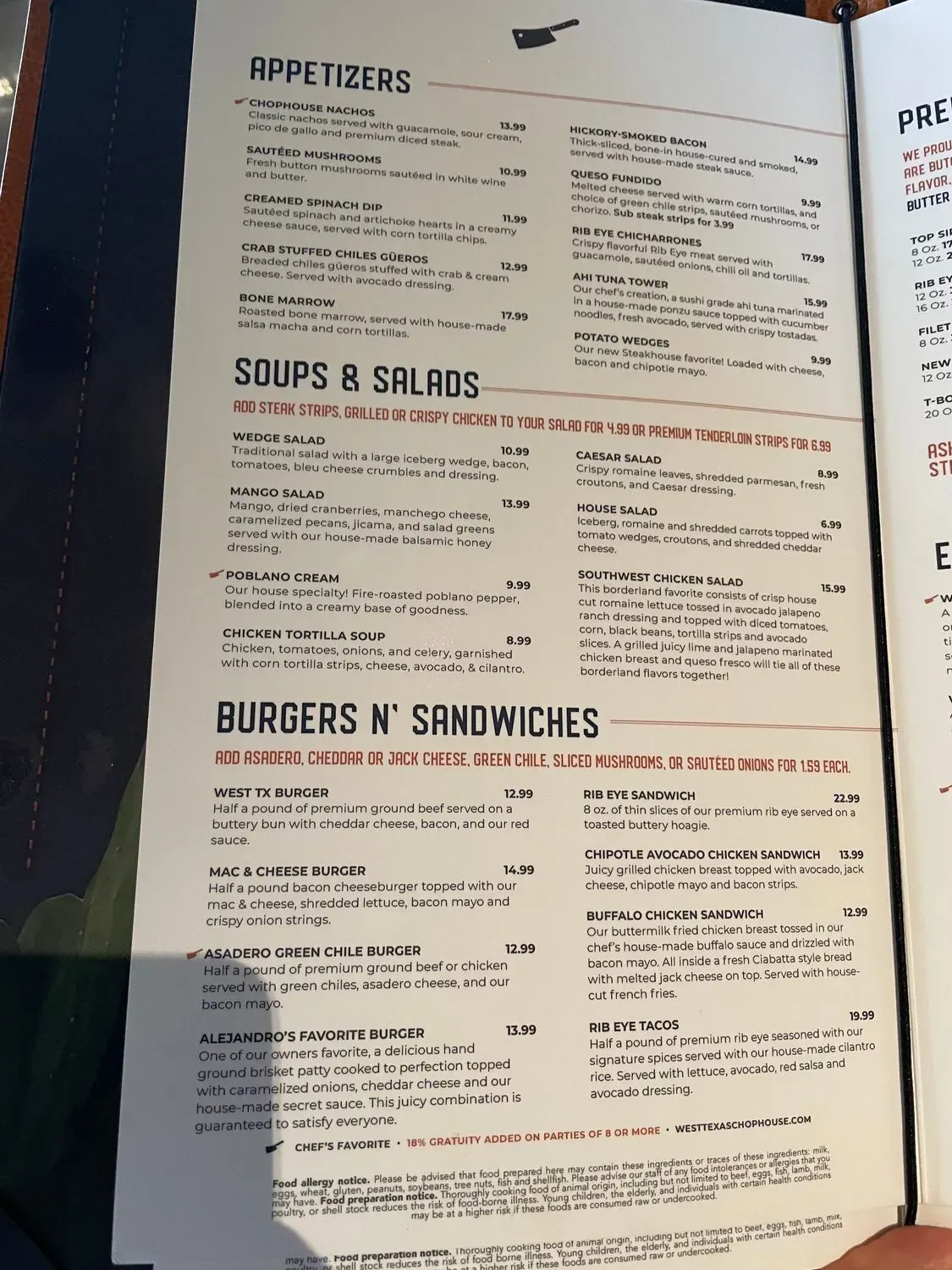 Menu 5