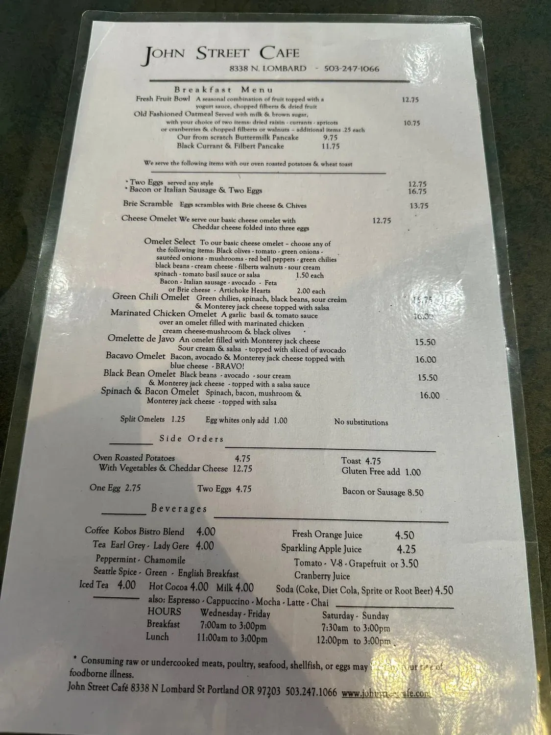 Menu 4