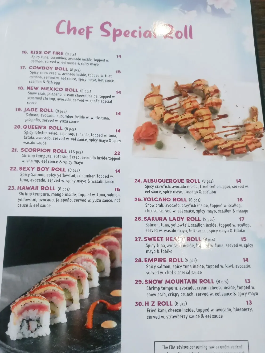 Menu 2