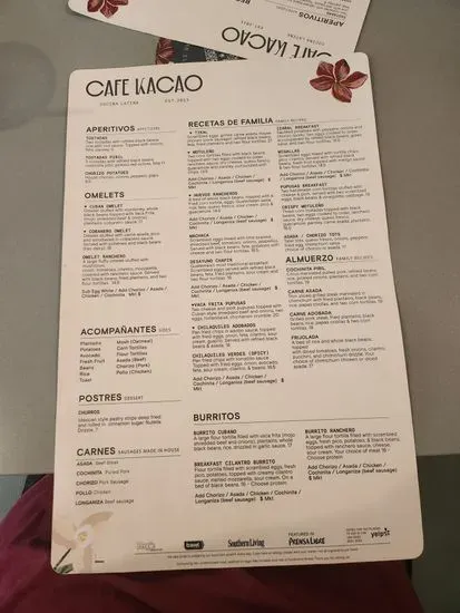 Menu 4